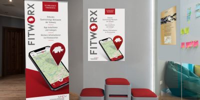 FITWORX Rollup und Poster